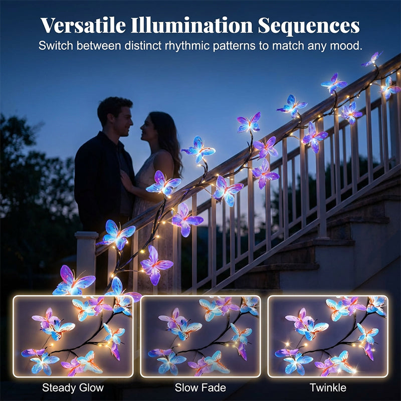 🥳2026 HOT SALE🌿Romantic Butterfly Vine LED Lights