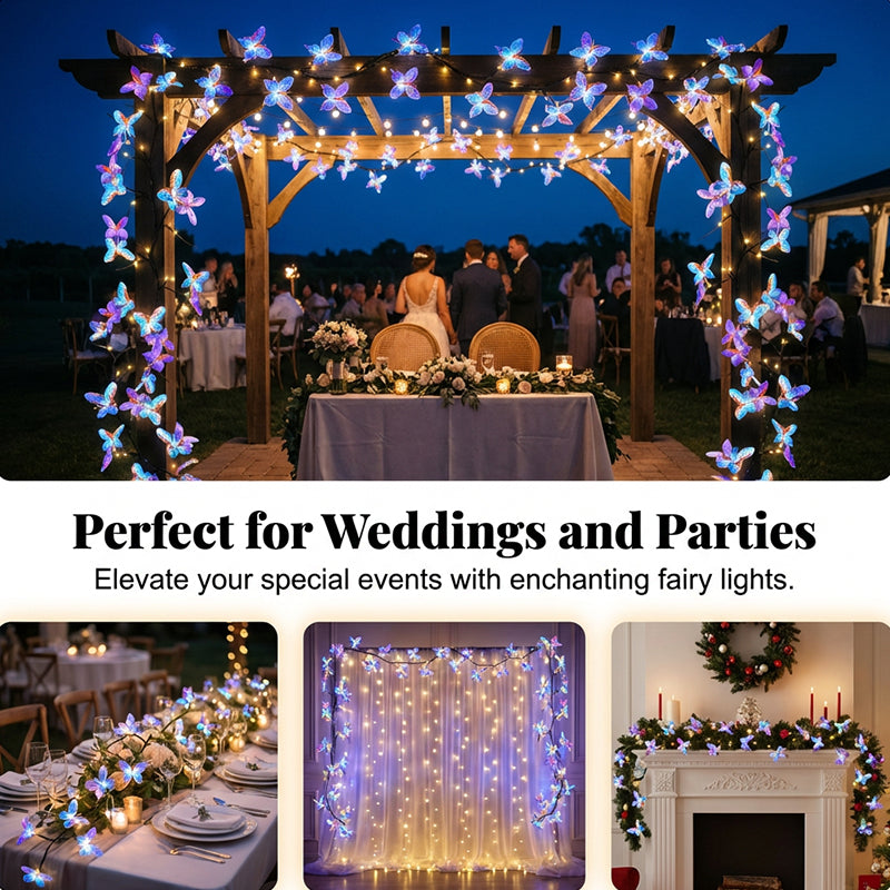 🥳2026 HOT SALE🌿Romantic Butterfly Vine LED Lights