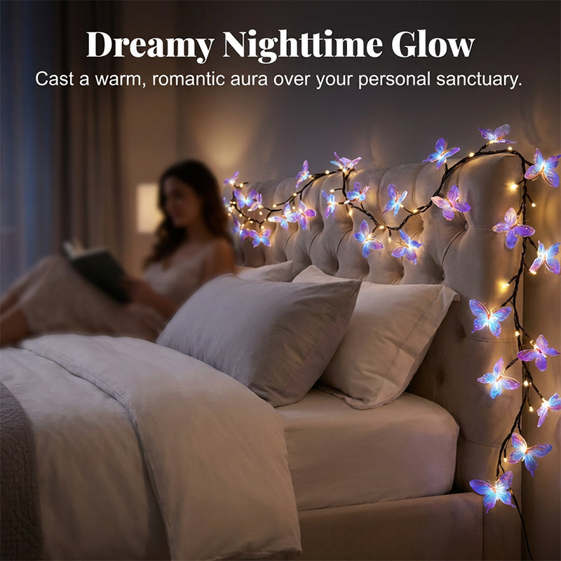 🥳2026 HOT SALE🌿Romantic Butterfly Vine LED Lights