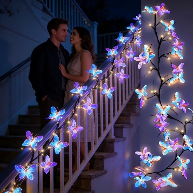 🥳2026 HOT SALE🌿Romantic Butterfly Vine LED Lights
