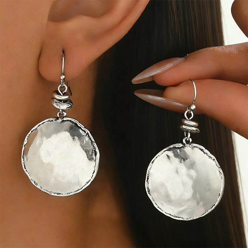 ✨Vintage Hammered Metal Teardrop Earrings