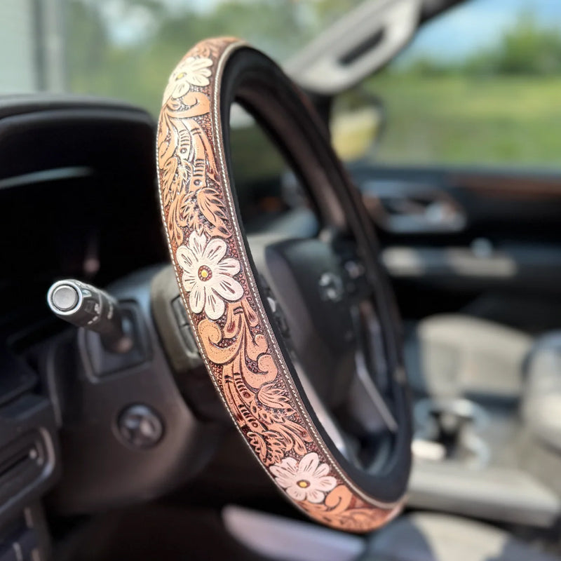 💥Limited-time offer🤠 Western Cowboy Steering Wheel Cover