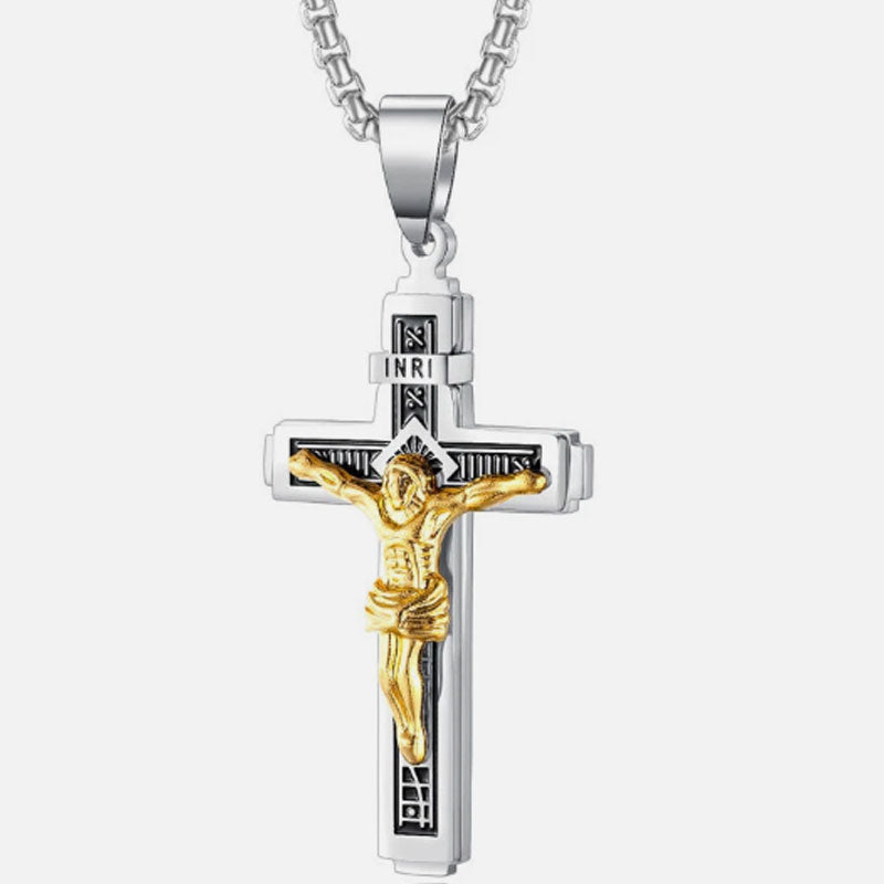✝️ Vintage Cross Pendant Necklace