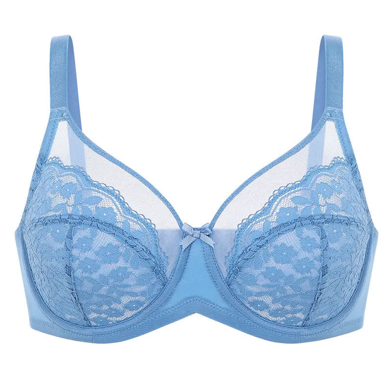Elegant Lace Trim Push-Up Bra for Everyday Comfort & Style ✨💕🌸