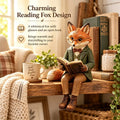 🦊 Reading Fox Ornament | Whimsical Woodland Decor For Book Lovers