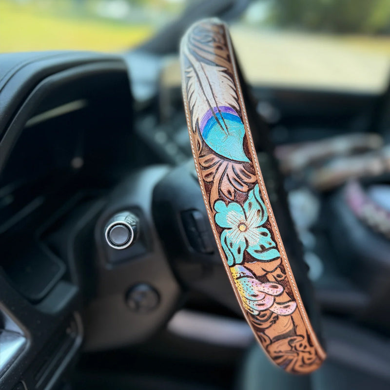 💥Limited-time offer🤠 Western Cowboy Steering Wheel Cover