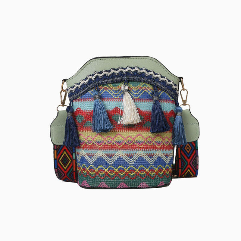 ✨2026 New Handmade Fringed Bucket Bag