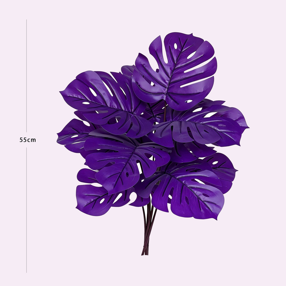 💜Artificial Purple Monstera Plant