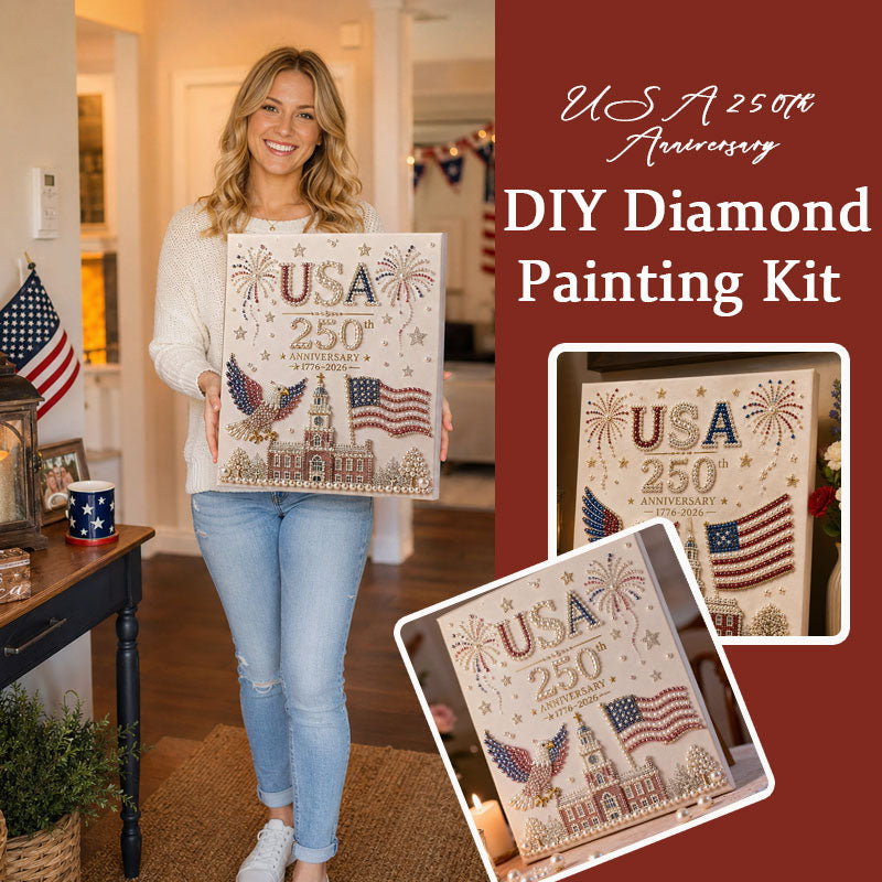 USA 250th Anniversary DIY Diamond Painting Kit✨💎