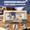 Creative Wallet For 2026 Graduation Season - Cash Organizer 🎓 — A Creative Way to Celebrate Their Big Achievement