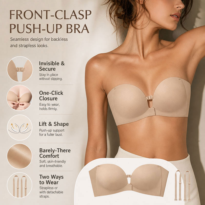 📢📢LAST DAY SALE 50% OFF✨Front Closure Push-Up Bra