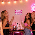 💅"Be A Bad Bitch" Vintage Metal Sign