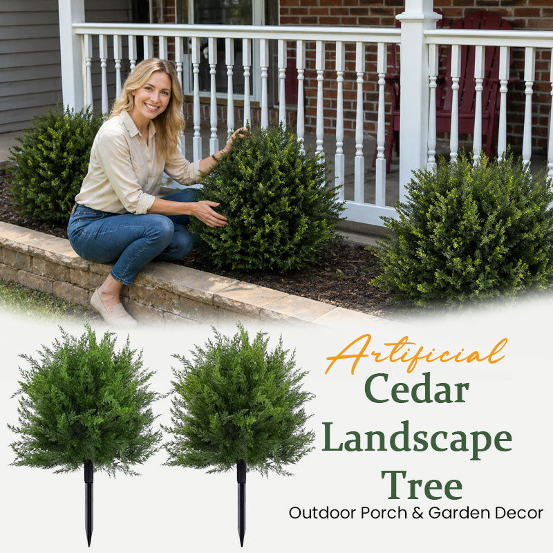 🌿Artificial Cedar Landscape Tree – Outdoor Porch & Garden Decor
