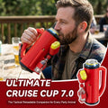 🔥Ultimate Cruise Cup 7.0🍺 🚢 — The Tactical Reloadable Companion for Every Party Animal