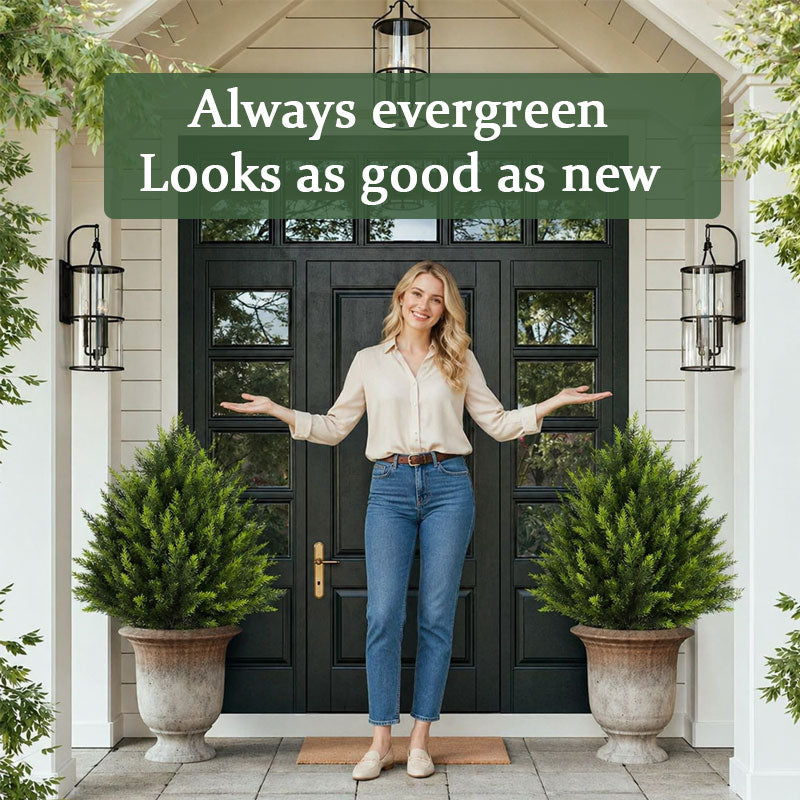 🌿Artificial Cedar Landscape Tree – Outdoor Porch & Garden Decor