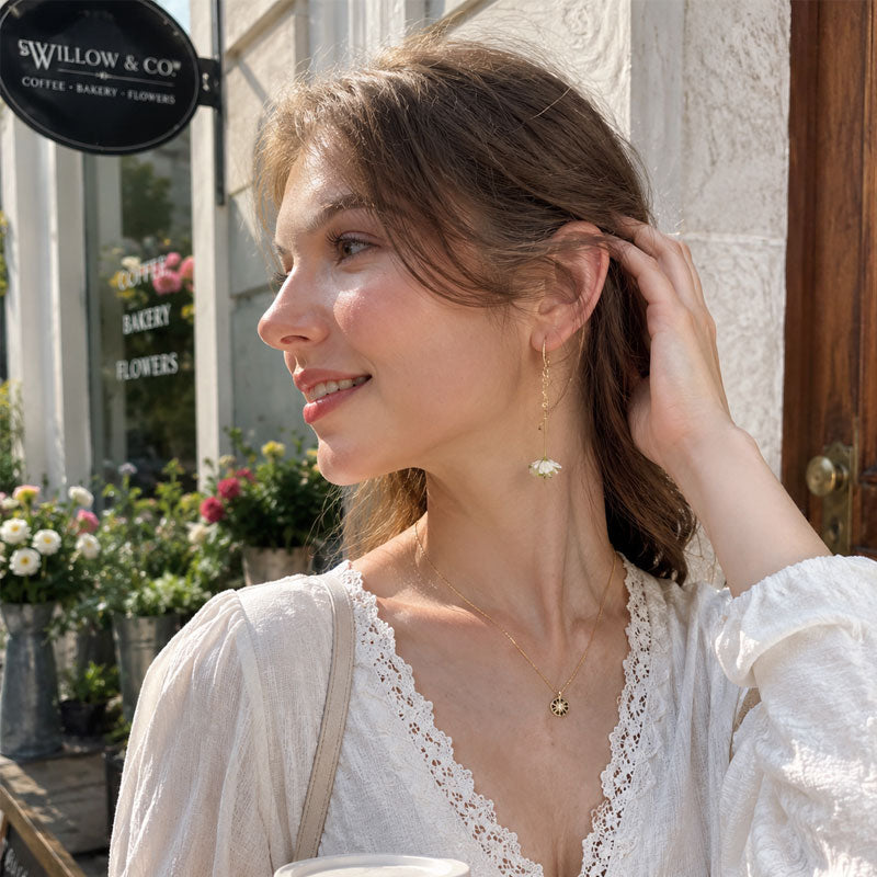 ✨Spiral Ikebana Earrings