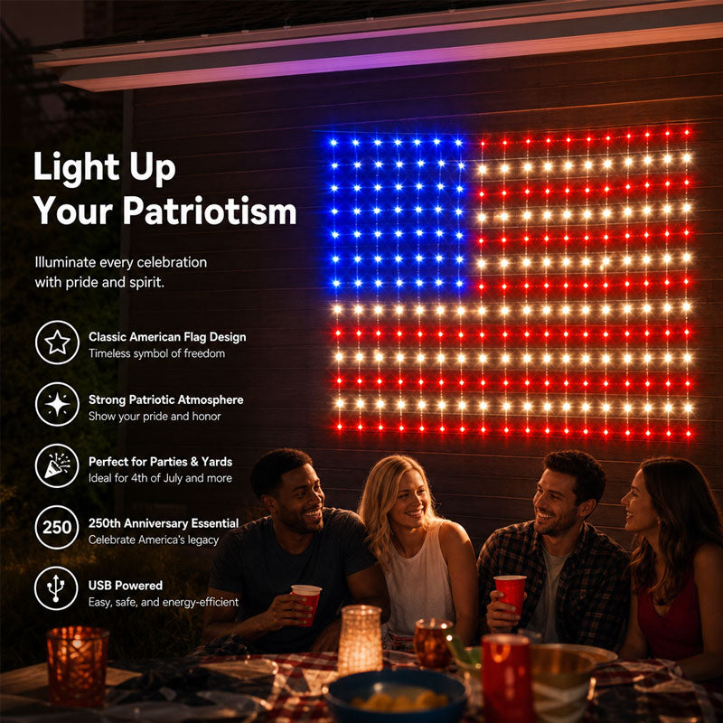 ⭐250th Anniversary American Flag LED Light