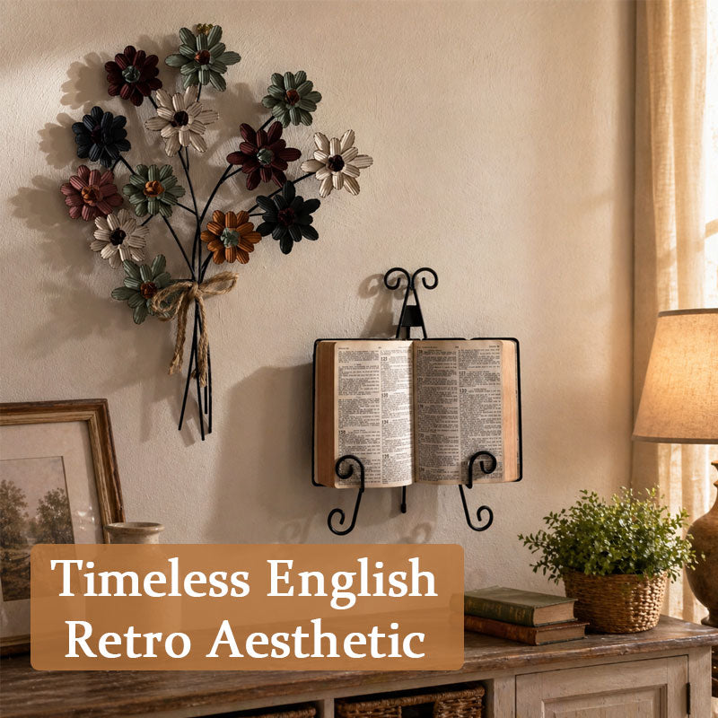 📚Vintage English Wall-Mounted Book Stand