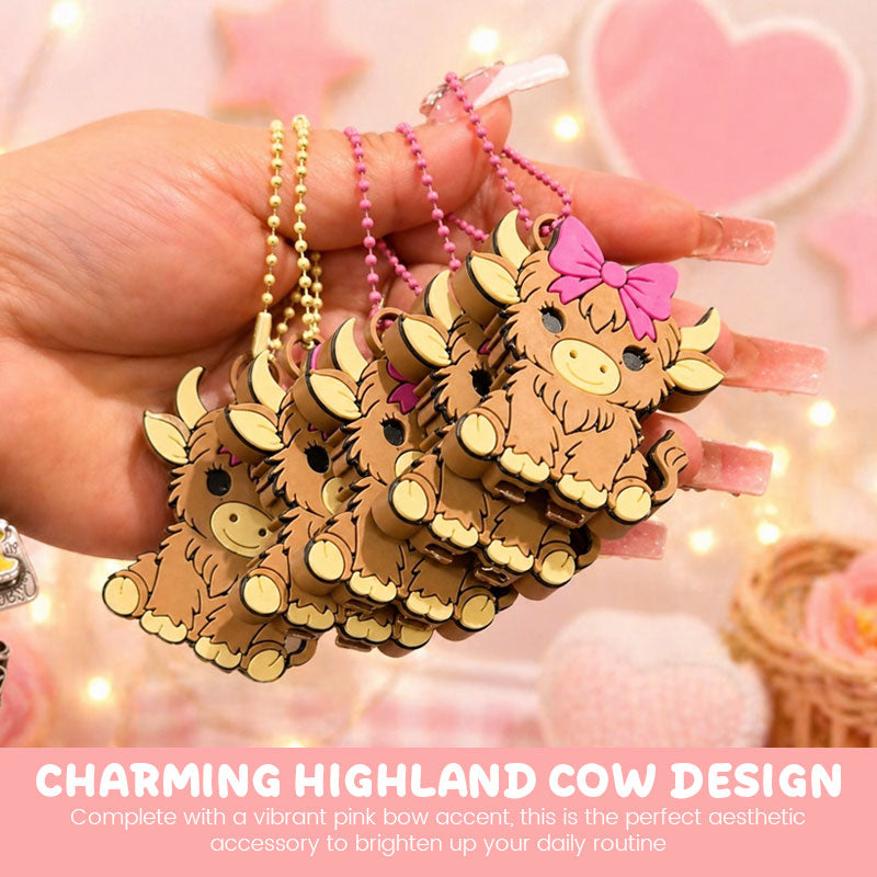 🥤Adorable Highland Cow Nail-Saving Can Opener