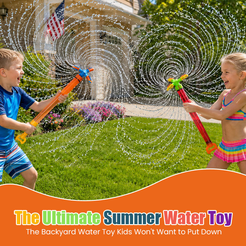 💦 Upgraded 360° Rotating Water Blaster For Kids 🌊