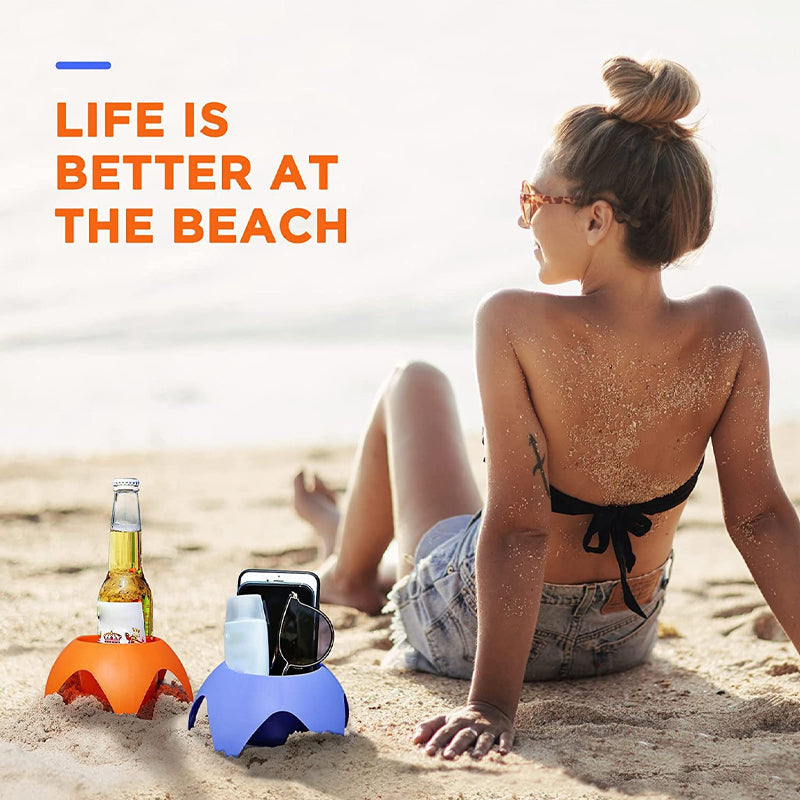 🏖️ 🍺Portable Beach Cup Holder