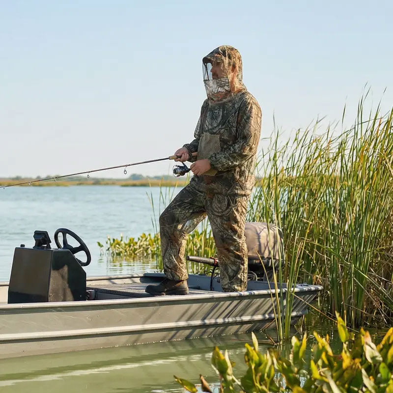 🦟🎯Camouflage Mosquito Hunting Suit – Breathable Bug Protection for Hunting & Outdoor Use