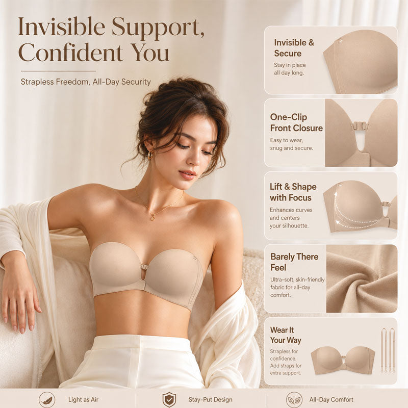 📢📢LAST DAY SALE 50% OFF✨Front Closure Push-Up Bra