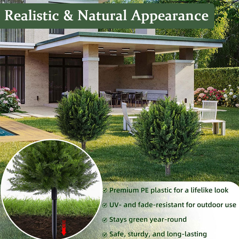 🌿Artificial Cedar Landscape Tree – Outdoor Porch & Garden Decor