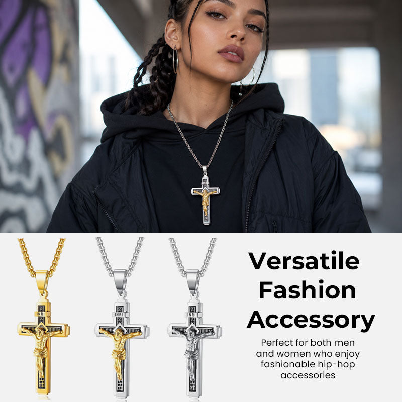 ✝️ Vintage Cross Pendant Necklace