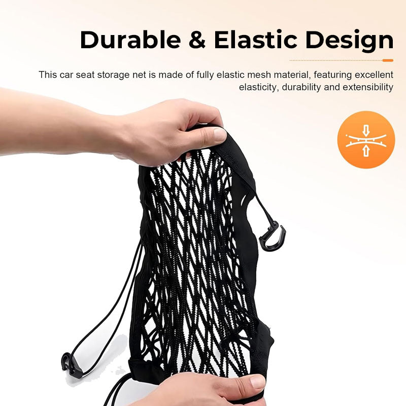 🚗 Upgraded Front Seat Car Storage Net Organizer