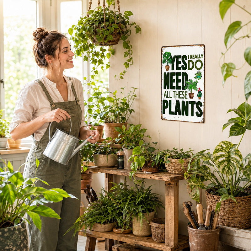 🌿 Yes, I Really Do Need All These Plants Sign