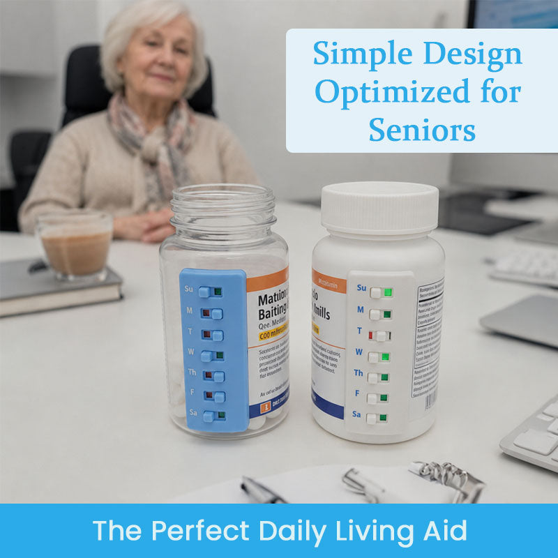 💊 Weekly Pill Reminder Tracker For Seniors & Caregivers ✨