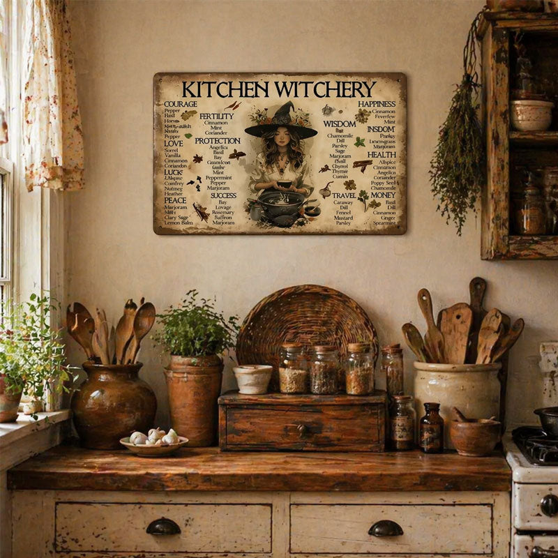 🧙♀️ The Kitchen Witch’s Guide Sign: Bring Good Mojo to Your Hearth