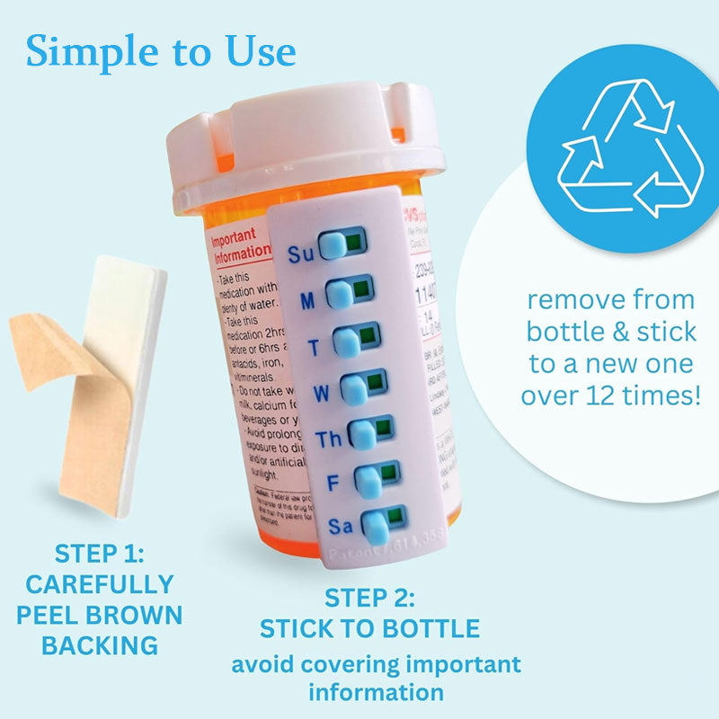 💊 Weekly Pill Reminder Tracker For Seniors & Caregivers ✨