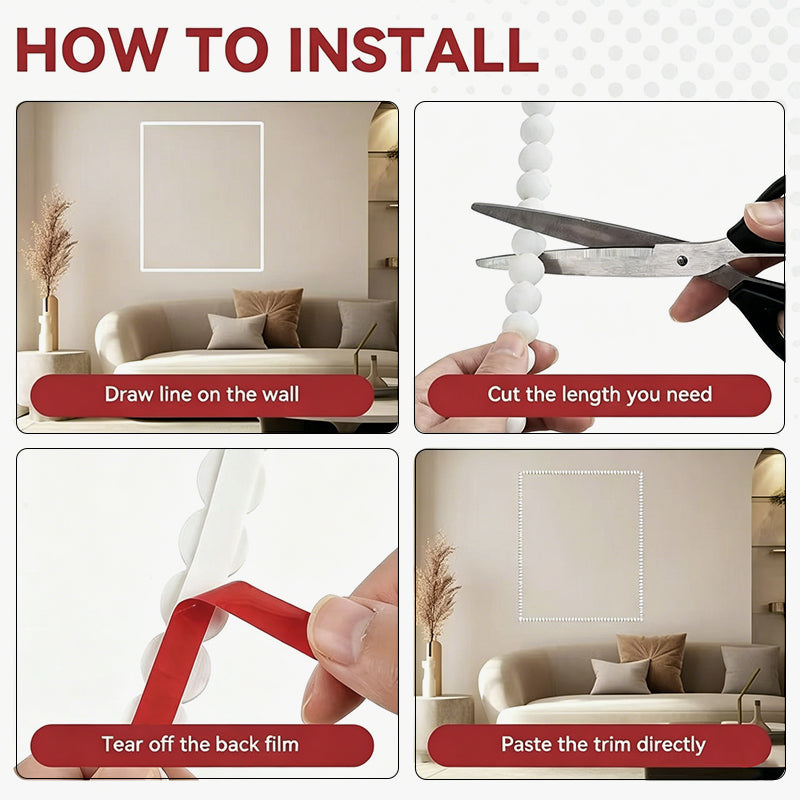 ✂️DIY Self-Adhesive Decorative Molding Trim