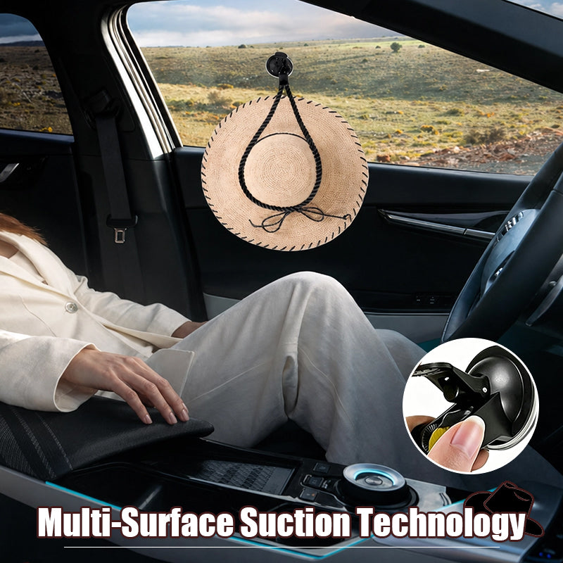 🤠Suction Cup Cap Holder – Space-Saving Hat Organizer