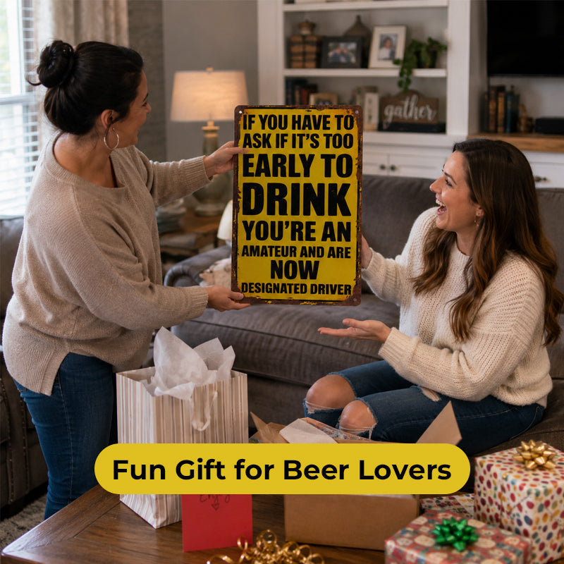 📢📢LAST DAY SALE 50% OFF😂🍺 Fun Drinking Metal Signs