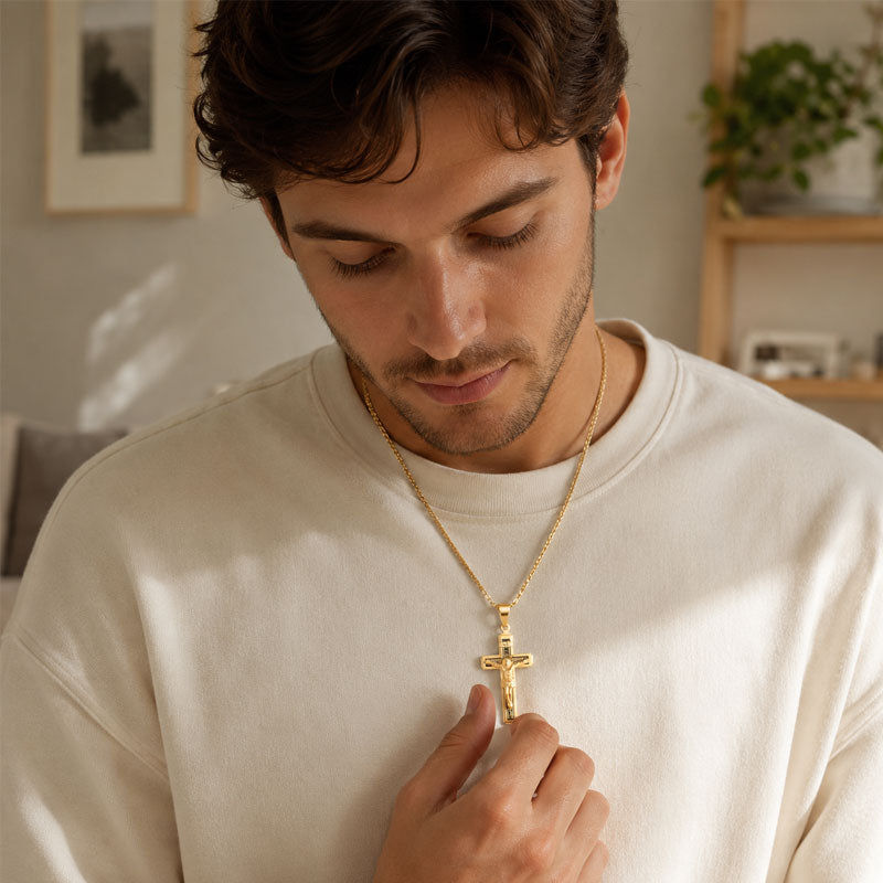 ✝️ Vintage Cross Pendant Necklace
