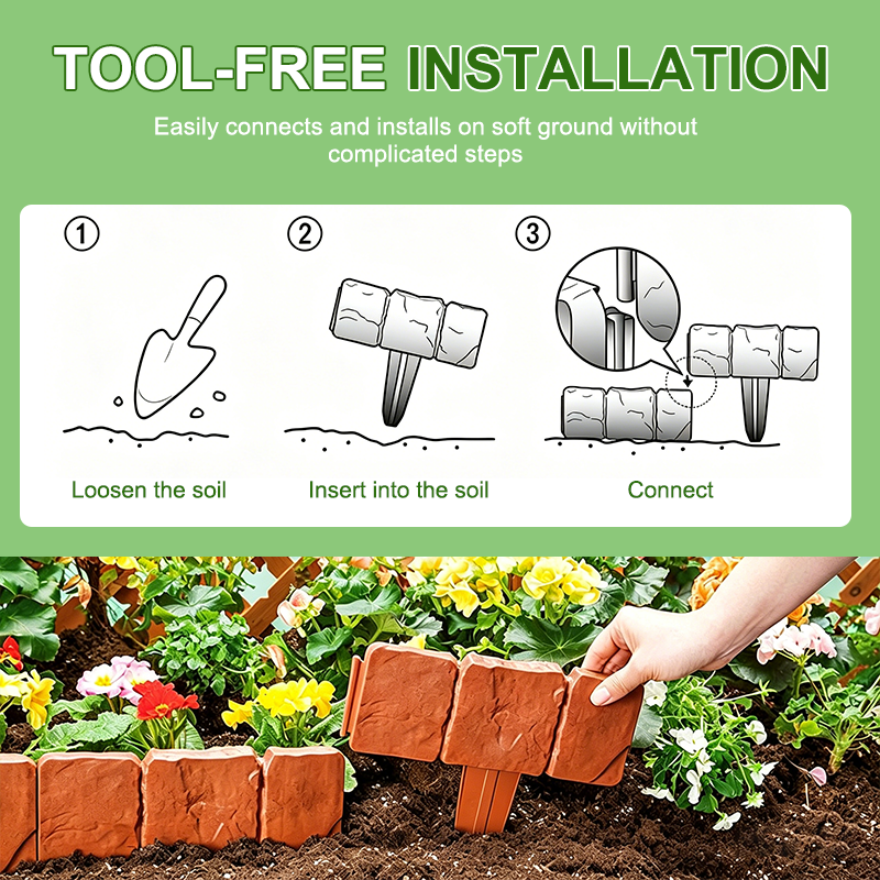 🌱Elegant garden retaining wall
