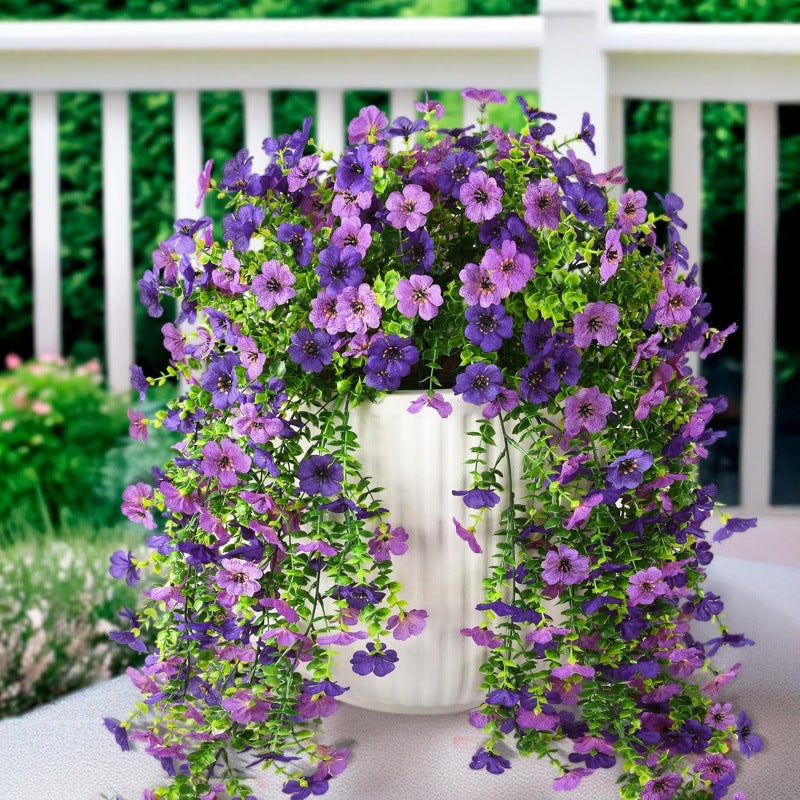 ⏳LAST DAY SPECIAL PRICE: $9.99!!🌷Outdoor cascading daisy and eucalyptus flowers – UV resistant