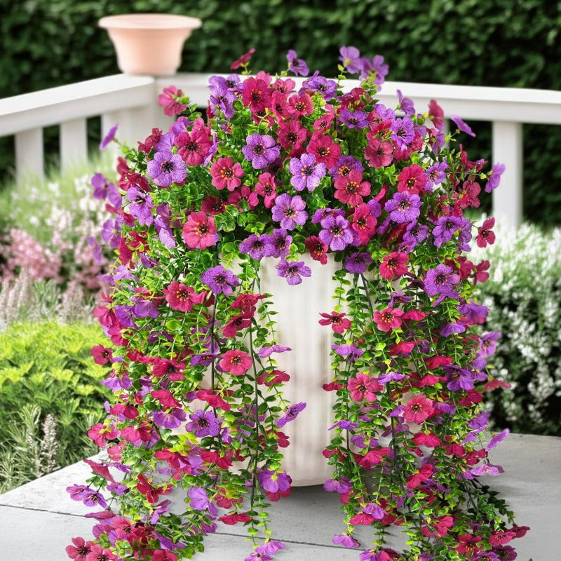 ⏳LAST DAY SPECIAL PRICE: $9.99!!🌷Outdoor cascading daisy and eucalyptus flowers – UV resistant
