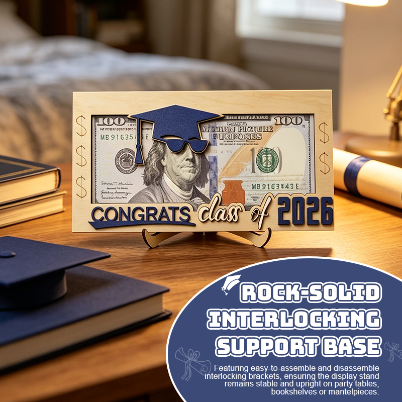 Creative Wallet For 2026 Graduation Season - Cash Organizer 🎓 — A Creative Way to Celebrate Their Big Achievement