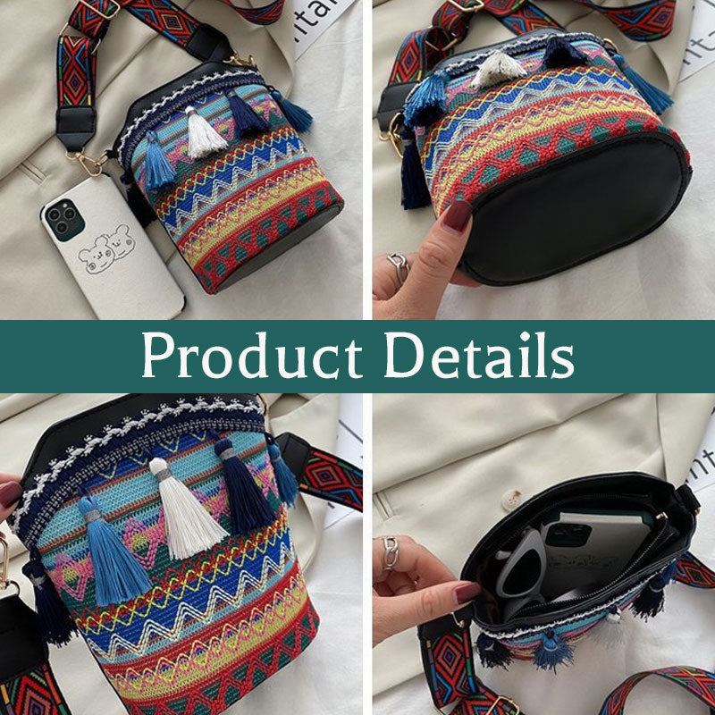 ✨2026 New Handmade Fringed Bucket Bag