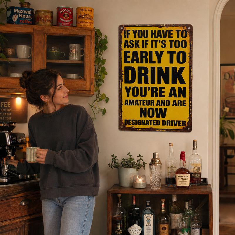 📢📢LAST DAY SALE 50% OFF😂🍺 Fun Drinking Metal Signs