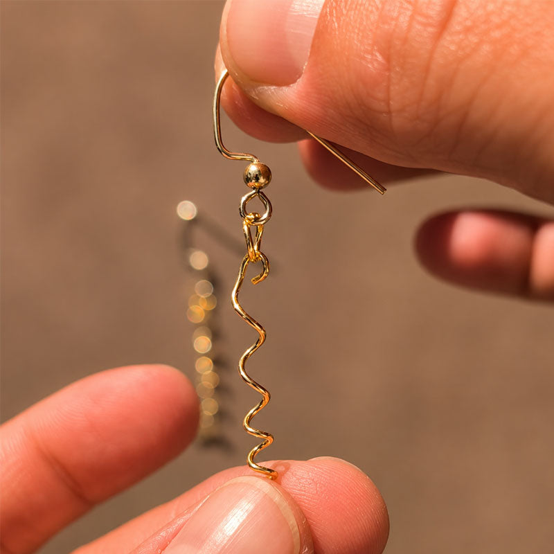 ✨Spiral Ikebana Earrings
