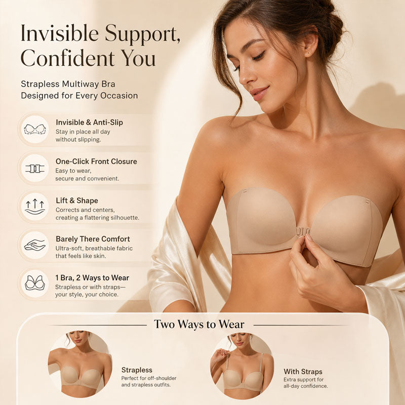 📢📢LAST DAY SALE 50% OFF✨Front Closure Push-Up Bra
