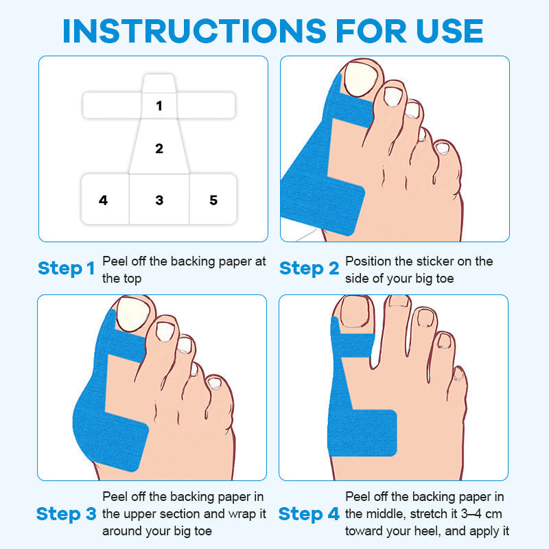 📢📢LAST DAY SALE 50% OFF🦶Pre-cut Bunion Corrector Kinesiology Tape