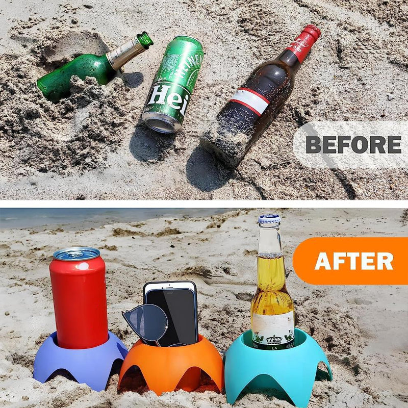 🏖️ 🍺Portable Beach Cup Holder
