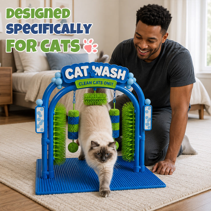 🐾 Self‑Service Cat Grooming Station – Stress‑Free Loose Fur Collector For Indoor Cats
