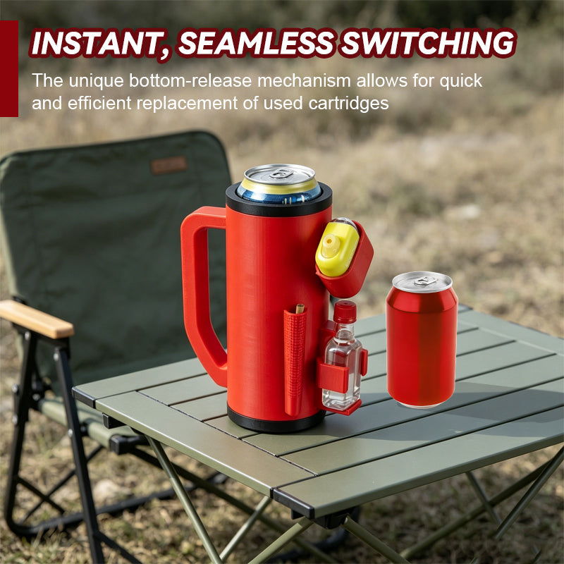 🔥Ultimate Cruise Cup 7.0🍺 🚢 — The Tactical Reloadable Companion for Every Party Animal